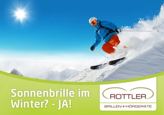 Eine Sonnenbrille im Winter? JA!